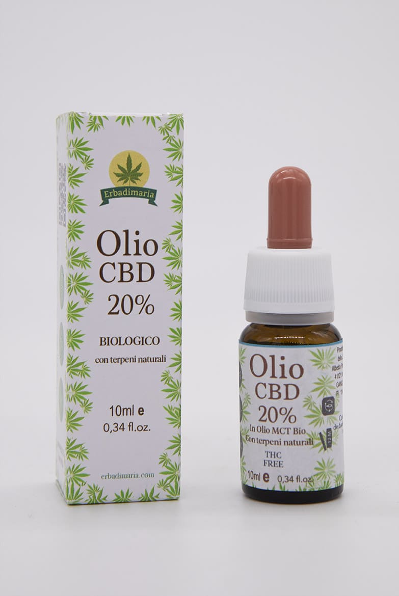 OLIO CBD 20% biologico – Erba di Maria